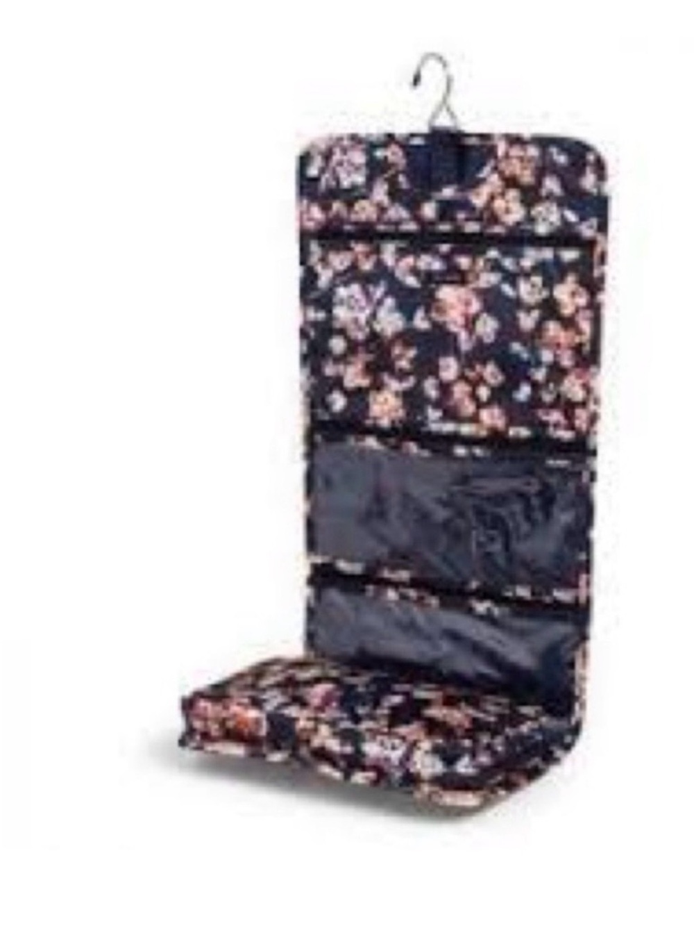 Vera Bradley Lighten Up Hanging Travel Organizer Cut Vines/Navy - Picture 4 of 8